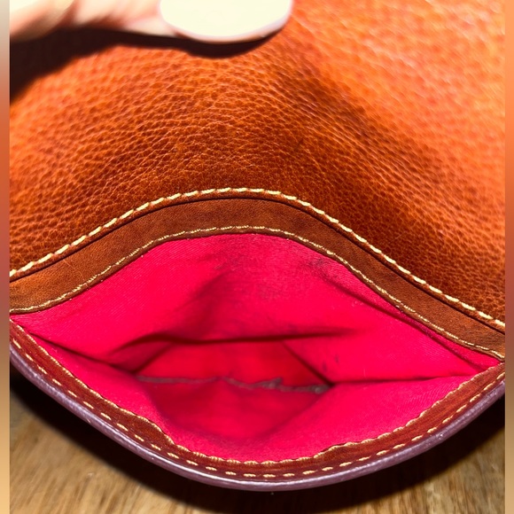 Dooney & Bourke Brown Leather Florentine Satchel Bag Purse - Picture 6 of 16